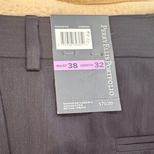 Perry Ellis Black Pleated Dress Pants